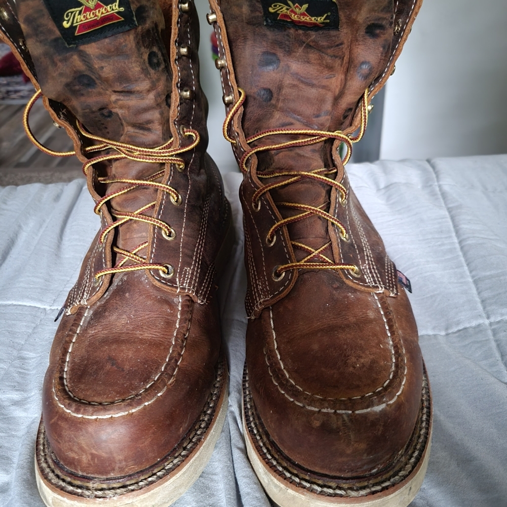 Thorogood steel toe boots